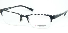 Xavier Garcia Barcelone LUMIX 02 Noir/Blanc Lunettes Cadre 52-18-140mm - $134.21