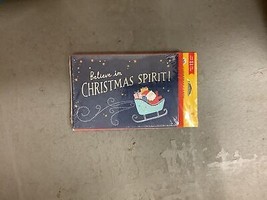 10pk Believe In Christmas Spirit Christmas Cards - $9.95