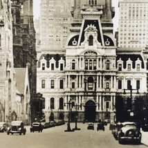 City Hall Philadelphia Photo Vintage Small Photograph 1940 Karl Lutz - £12.73 GBP