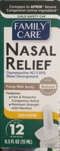 Nasal Relief - Severe - 12 Hour - Pump Mist Spray lot of 10 - $36.34
