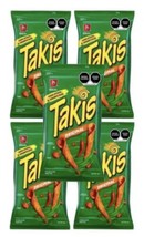 Barcel Takis Verde Original 70g Box 5 bags papas snack authentic from Mexico - $16.78