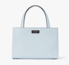 Kate Spade Sam Icon Leather Mini Tote Bag Crossbody ~NWT~ Watercolor Blue - £139.24 GBP