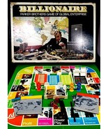 VINTAGE 1973 PARKER BROTHERS BILLIONAIRE BOARD GAME OF GLOBAL ENTERPRISE... - £34.84 GBP