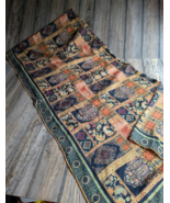 Colorful Ethnic Boho Hippie Tablecloth Patch Print 40&quot; x 96&quot; NEW - $647.00 MXN