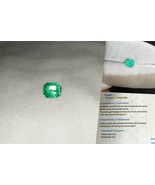 Rare: Muzo Mine Vivid Green Colombian Emerald - Octagon - 1.18 ct - ICG ... - $2,900.00