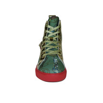 Mens High Top Shoes FIESSO by AURELIO GARCIA Chain Medusa Celebrity 2421 Green image 3