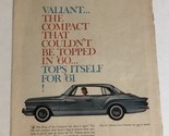 1960 Chrysler Valiant 1961  Vintage Print Ad Advertisement pa14 - $12.86