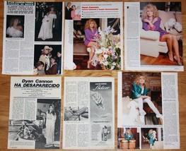 Dyan Cannon 1970s/90s Spain Clippings Sexy Photos Magazine Articles Cary Grant - £8.20 GBP