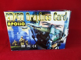 Vintage Apollo ISO 9002 2D/3D 8MB VGA Computer Desktop Graphics Card - $20.00