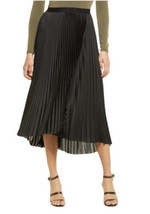 Chelsea 28 NWT $79 Women’s Pleated MIDI Skirt Size XXL Black F3 - £26.39 GBP