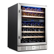 24 Inch Wine Cooler, 46 Bottle - Dual Zone Built-In Or Freestanding Frid... - £778.08 GBP