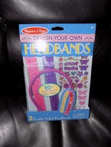 Melissa &amp; Doug Design your own Headbands 50+ Sparkle Gems &amp; Stickers NEW - $13.87