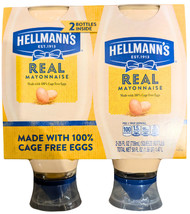 Hellmann&#39;s Real Mayonnaise 2-25 Ounce Squeeze Bottles EXP 11/2026 - $390.27 MXN