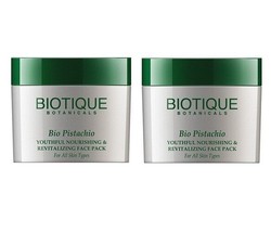 Biotique Bio Pistachio Ageless Nourishing &amp; Revitalizing Face Pack For All Skin - £26.23 GBP