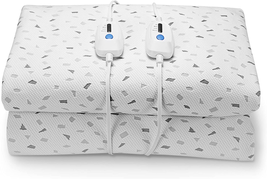 Heated Mattress Pad Queen Size Electric Matress Cover Bed Warmer Fit Dee... - £108.22 GBP