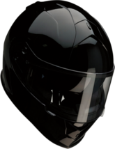 Z1R Adult Street Bike Warrant Solid Color Helmet Black Lg - £87.13 GBP