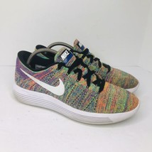 Nike LunarEpic Flyknit Men&#39;s Size 10.5 Running Shoes Multicolor Sneakers - £39.39 GBP