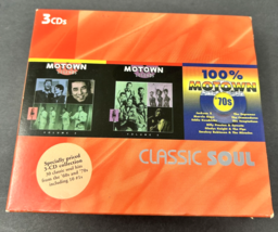 CLASSIC SOUL - Classic Soul Motown Legends 4-5 / 100 Motown 70&#39;s - 3 CD&#39;... - $13.29