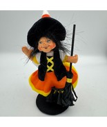 Annalee 6in Candy Corn Witch Kid Halloween Doll Decoration Figurine NWT - $32.99