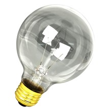 Feit 40G25/3 Long Life Vanity Globe Light Bulbs Clear - £11.84 GBP