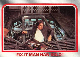 1980 Topps Star Wars ESB #55 Fix It Man Han Solo! Millennium Falcon - £0.69 GBP