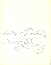 BEN SHAHN Of Light, White Sleeping Women in Childbed from the Rike Portf... - £527.29 GBP