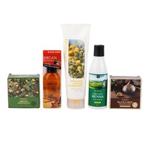 Korean Hair Care Argan Moisture Gift Set, Spa Kit, K-Beauty, Birthday, H... - $23.99