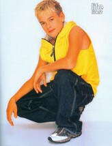 Aaron Carter - singer - 11" x 8" Teen Magazine Pinup Mini Poster Clippin... - $6.94