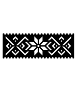 Symmetrical Geometric Ornament – Inspired by Palestinian Embroidery - $3.00