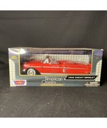 1958 Chevrolet Impala Convertible Red 1/24 Diecast Model Car by Motormax - £15.19 GBP