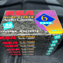 Blank RCA Cassette Tape Brick 120 Normal Bias Type I Pack of 6 - £19.26 GBP