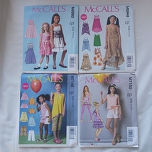 4 Unused Uncut McCall Sewing Pattern Girl Size 3 4 5 6 Dress Tunic Shorts Capris - £14.37 GBP