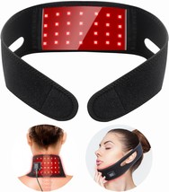 Red Light Therapy for Neck Near Infrared Light Therapy Wrap Chin Strap Red Light - £44.51 GBP
