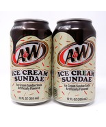 A&amp;W ICE CREAM SUNDAE SODA 2-CANS, SUPER HARD TO FIND LIMITED EDITION - NEW! - $373.11 MXN