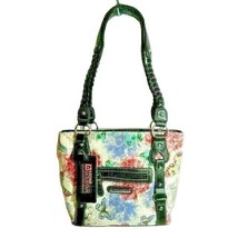 Stone Mountain USA Garden Party Handbag Canvas Travel Zippered Tote Organizer - £24.21 GBP