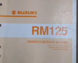 2002 Suzuki RM125 Owner&#39;s Service Shop Repair Manual 99011-36F51-03A K2 - £24.04 GBP