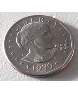 1979 Susan B Anthony Dollar US Coin - D. Circulated (#C) - $4.10 CAD