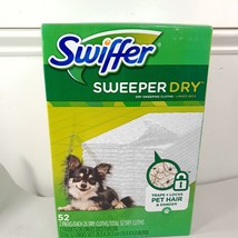 NEW Swiffer Sweeper Dry PET Sweeping Cloths Refills 52 count hair &amp; dander - $20.00
