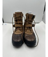 Polo Ralph Lauren Conquest Hi III Mens Boots Size 10.5 D Brown Leather B... - $87.99 CAD