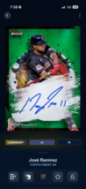 [DIGITAL CARD] TOPPS BUNT Jose Ramirez - 2024 Green Signature /75 Legendary - $5.93