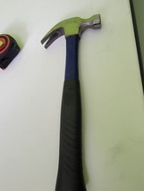 16 Oz Curved Claw Hammer Tool Blue  - £24.62 GBP