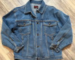 Vintage Sunbelt Jean Jacket Medium Wash Denim Button Up Mens Size Small S - $24.04