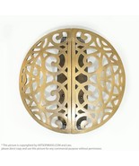 Solid Brass Engraved Artistic Round Vintage Entry Screen Door Handle - 1... - £235.90 GBP