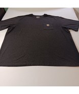 Carhartt K87-CRH Men's Gray Cotton Blend Workwear Short Sleeve T-shirt S... - $15.93