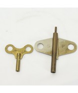 Brass Butterfly Clock Key + Smaller Clock Key - $14.77 CAD