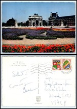 FRANCE Postcard - Paris, Le Carrousel, Le Jardin des Tuileries B40 - £2.53 GBP