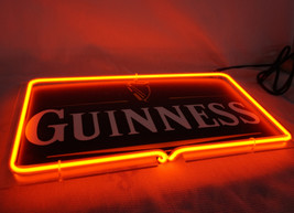 Guinness Beer 3D Real Neon Sign 13&quot;x7&quot; - £54.68 GBP