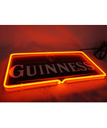 Guinness Beer 3D Real Neon Sign 13&quot;x7&quot; - £54.29 GBP