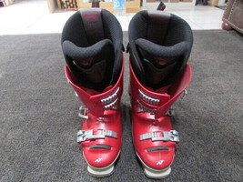 Nordica Downhill Womens Red Ski Boots W 9.1 Flex Index Hard Soft 110-100 290/295 - £37.89 GBP