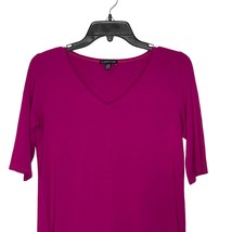 Eileen Fisher T-Shirt Dress Size XS Pink Womens Stretch Blend SS  - £31.14 GBP